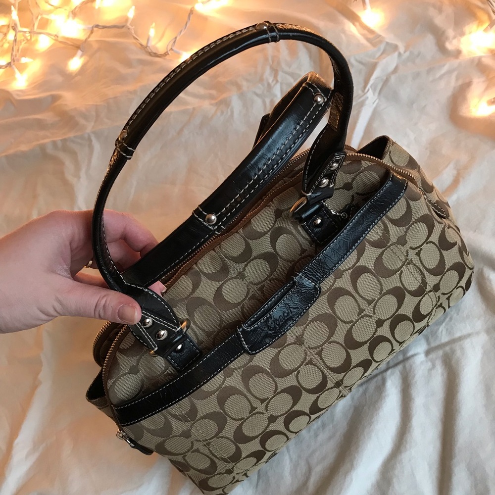 Coach Monogram Satchel